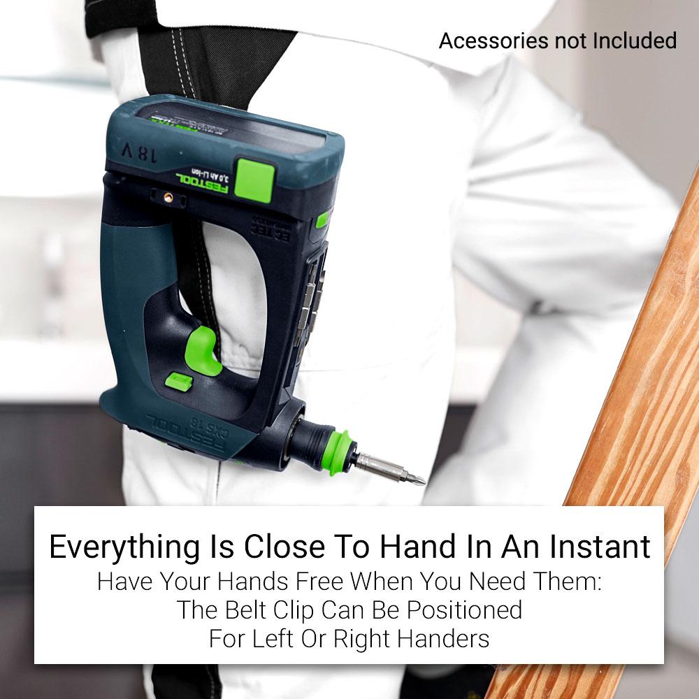 Festool CXS 18-Basic (576882) 18V Li-ion Cordless Brushless Compact 2 Speed Drill With Systainer - Skin Only – image 4