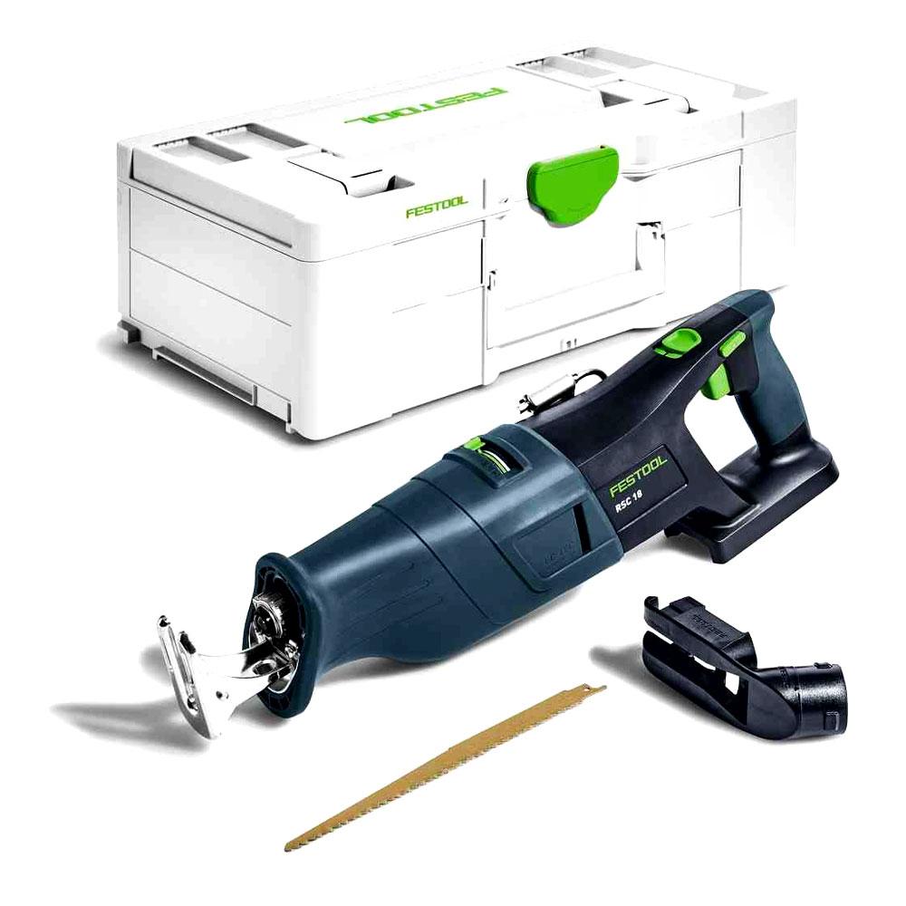 Festool RSC 18 EB Basic 576947 18V Li ion Cordless Brushless Reciprocating Saw with Systainer