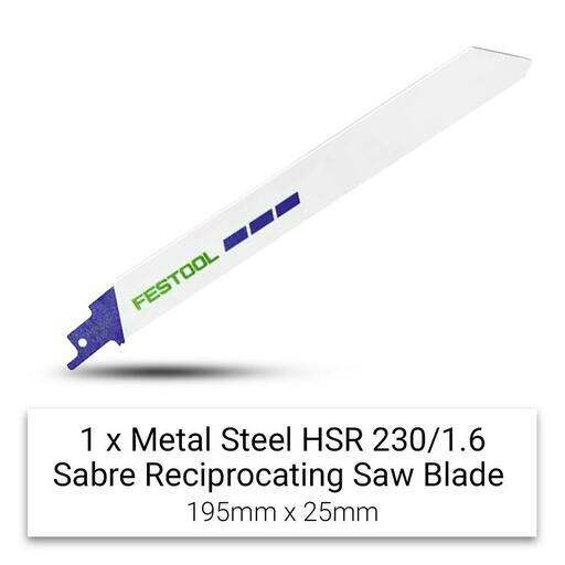 Festool RS-Sort/5 (577496) 5pce Assorted Recipro Saw Blade Set – image 6