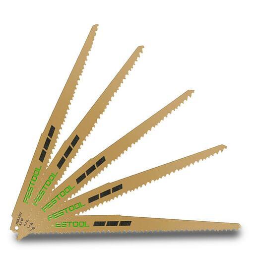 Festool HSR 230/4.3 BI/5 (577487) 5-Pack 205mm x 19mm Universal Wood Reciprocating Saw Blade – image 2