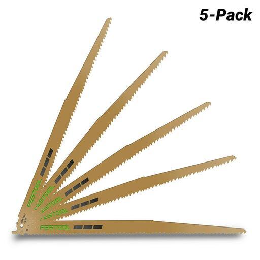 Festool HSR 305/4.3 BI/5 (577488) 5-Pack 280mm x 19mm Universal Wood Reciprocating Saw Blade