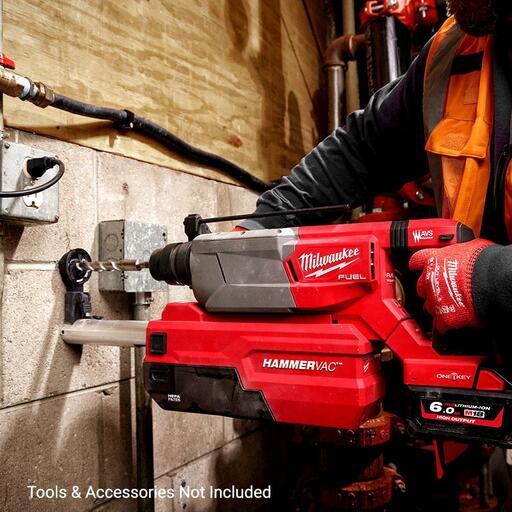 Milwaukee M18FDDEL320 18V Liion Cordless Fuel HAMMERVAC 32mm HEPA