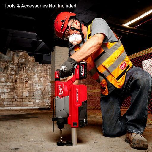 Milwaukee M18FDDEL32-0 18V Li-ion Cordless Fuel HAMMERVAC 32mm HEPA Filter Dedicated Dust Extractor - Skin Only – image 6