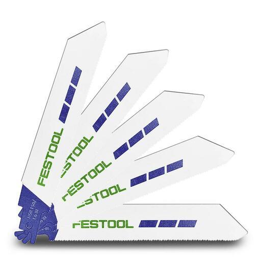 Festool HSR 150/1.6 BI/5 (577489) 5-Pack 120mm x 25mm Steel & Stainless Steel Reciprocating Sabre Saw Blade – image 2
