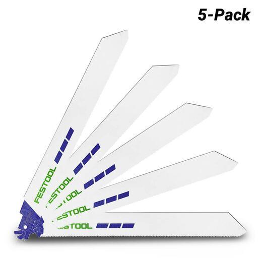 Festool HSR 230/1.6 BI/5 (577490) 5-Pack 195mm x 25mm Steel & Stainless Steel Reciprocating Sabre Saw Blade