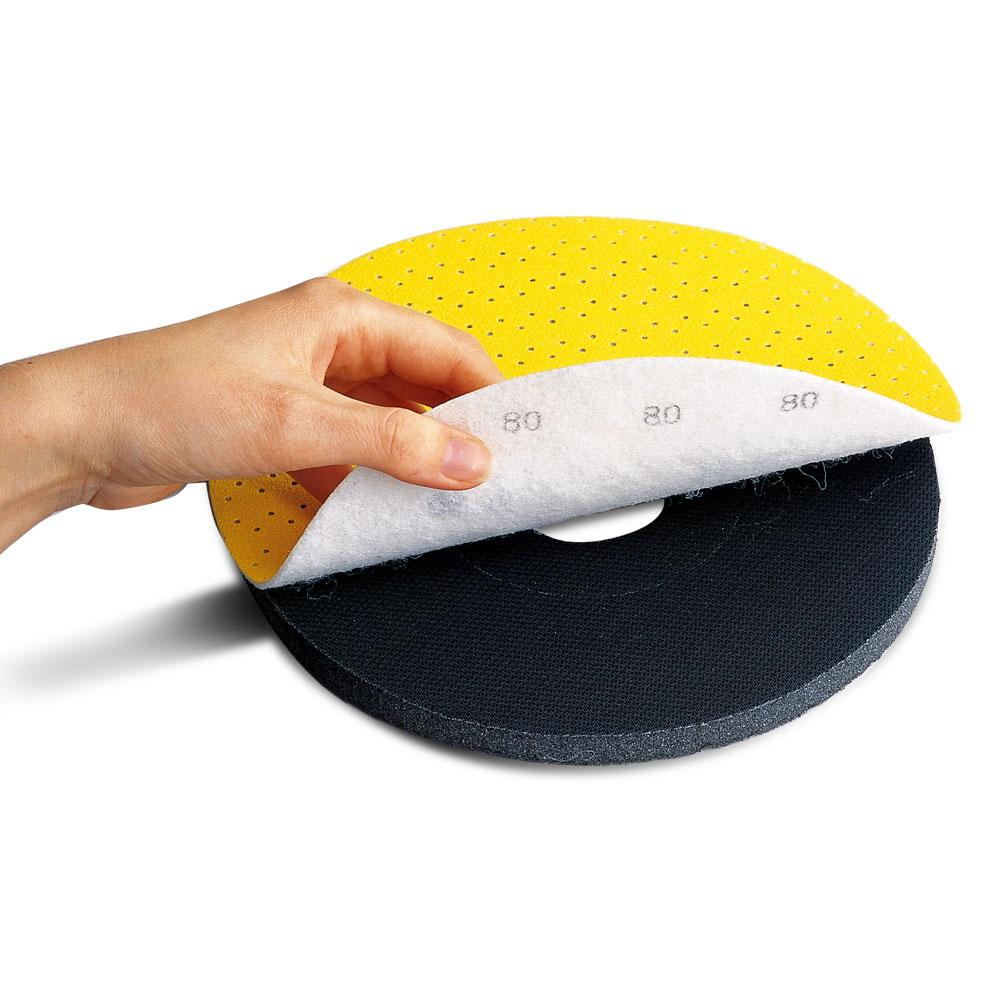 Flex KAD-D225-16S (483109) 220mm (8-3/5") Padded Supersoft Adapter for Velcro Paper to suit Long Reach Sanders GE5, GE7 & GEMH – image 1