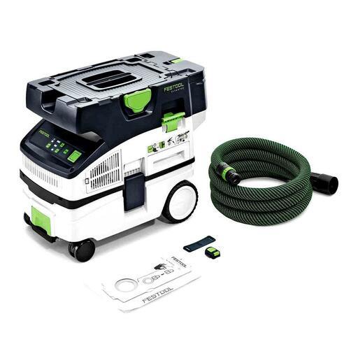 Festool CTLC MINI I-Plus (578298) 18V 8.0Ah Li-ion Cordless Bluetooth 10 Litre L Class Mobile Wet & Dry Dust Extractor Energy Set – image 10