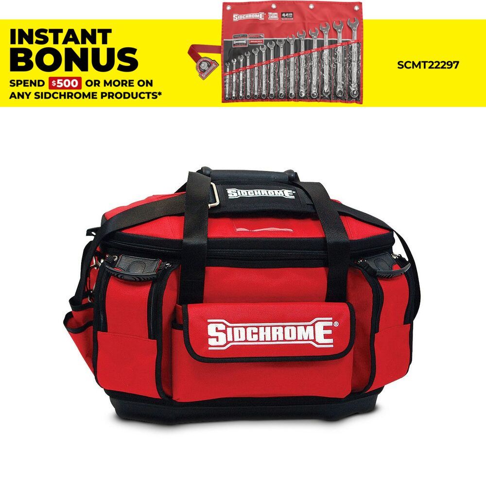 Sidchrome SCMT50001 Heavy Duty Round Top Tool Bag – image 1