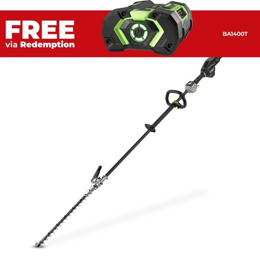 EGO HTX5300-PA  56V Brushless Cordless 530mm (21") Commercial Articulating Pole Hedge Trimmer - Skin Only
