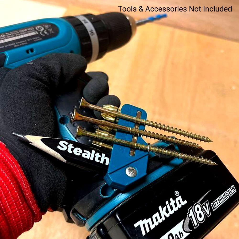StealthMounts BLUE 4590 Bit Holder For Makita – UK Made – BH-MK-4590-BLU