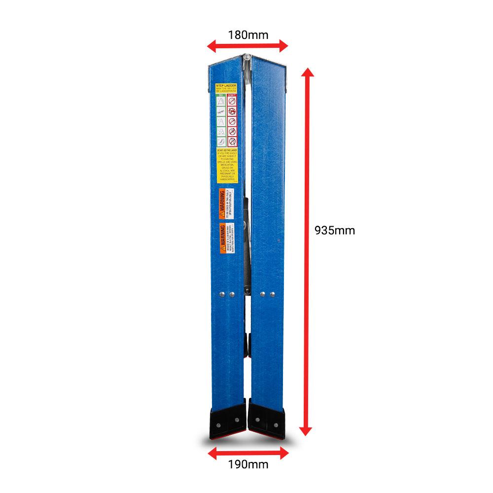 Climbrite CDSTEP2 0.9m 2 Step Fiberglass Double Sided Ladder – image 4