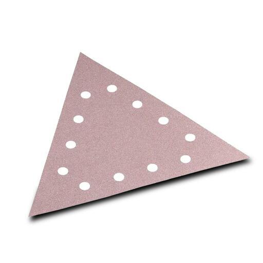 Flex 290-12SE-P40-VE20 (370940) 20-Pack 290mm P40 Grit Triangle Hook & Loop Sanding Paper suits GE7 and GEMH Wall and Ceiling Long Reach Drywall Sanders – image 3