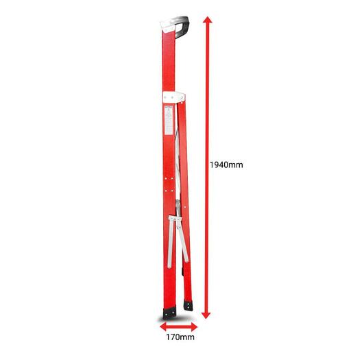 Climbrite CSTEP3ECO 0.9m 3 Step Eco Fibreglass Platform Ladder – image 4