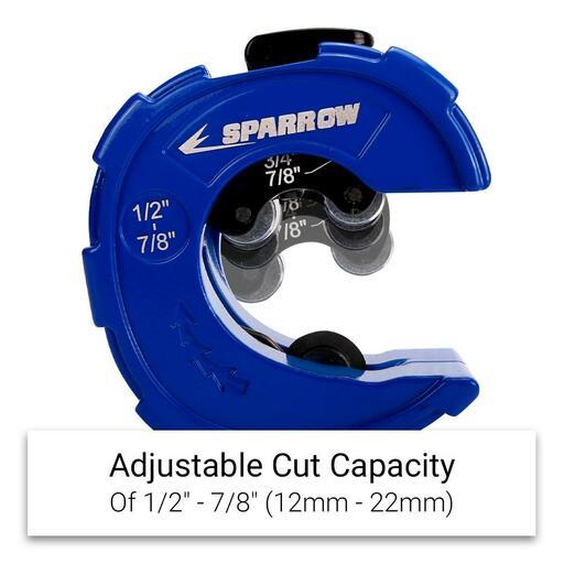 Sparrow STC1278 Adjustable Tube Cutter 1/2'' - 7/8'' (12mm-22mm) – image 2