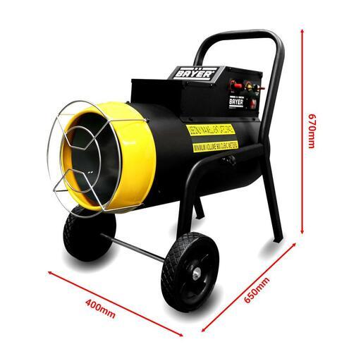 Bayer BHG550 55KW Industrial Gas Heater with Regulator – image 2