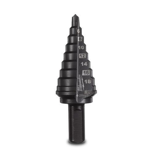 Milwaukee 48899372 4mm - 20mm M35 Cobalt AlCrN Step Drill Bit  – image 2
