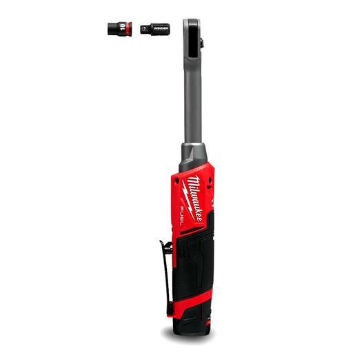Milwaukee M12FPTR0 12V Li-ion Cordless Fuel INSIDER Extended Reach Pass-Through Ratchet with Accessories - Skin Only – image 7
