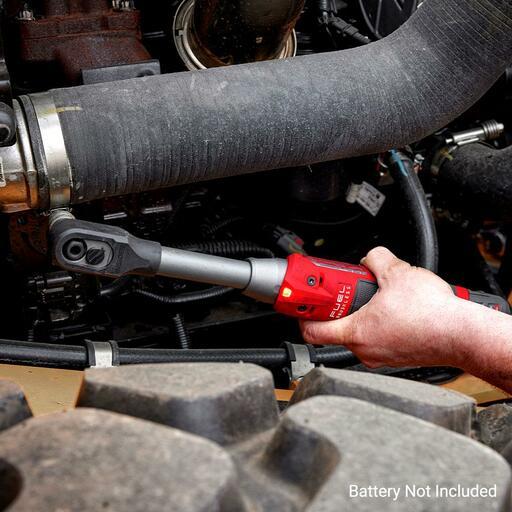 Milwaukee M12FPTR0 12V Li-ion Cordless Fuel INSIDER Extended Reach Pass-Through Ratchet with Accessories - Skin Only – image 13