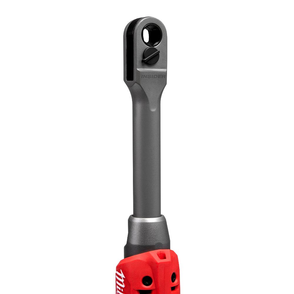 Milwaukee M12FPTR0 12V Li-ion Cordless Fuel INSIDER Extended Reach Pass-Through Ratchet with Accessories - Skin Only – image 3