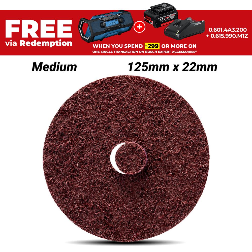 Bosch 2.608.901.270 EXPERT N477 125mm x 22mm SCM Medium Disc For Angle Grinders – image 1