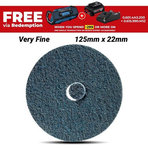 Bosch 2.608.901.271 EXPERT N477 125mm x 22mm SCM Very Fine Disc For Angle Grinders