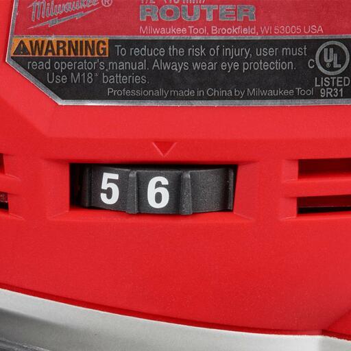 Milwaukee M18FR120B 18V Li-ion Cordless Fuel 1/2" Router - Skin Only – image 3