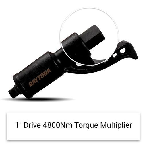 Daytona DTM12 11pce 1" Drive 4800Nm Torque Multiplier, 1" Drive 24-38mm Socket Set & 1"-3/4" Adapter – image 5