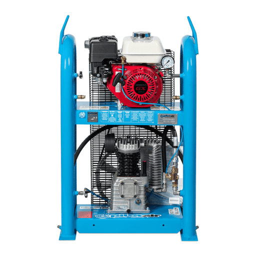 Pilot Air K17PS TALLBOY 4.0kW 5.5HP 10L Petrol Reciprocating Air Compressor with Honda GX160 Petrol Engine
