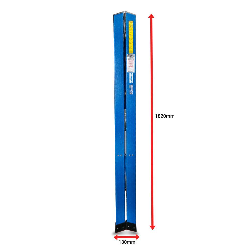 Climbrite CDSTEP5 1.8m 5 Step Fibreglass Double Sided Ladder – image 4