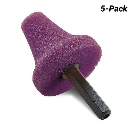 Flex PK-V35-HEX-VE5 (517801) 5-Pack Polishing Purple Medium Sponges
