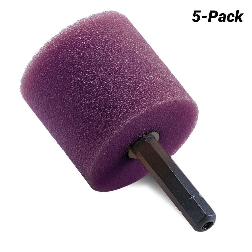 Flex PZ-V35-HEX-VE5 (517763) 5-Pack Polishing Purple Medium Sponges