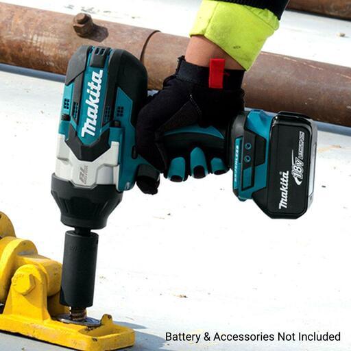 Makita DTW1004Z 18V Li-ion Brushless Cordless 1/2" Detent Pin Impact Wrench - Skin Only – image 4
