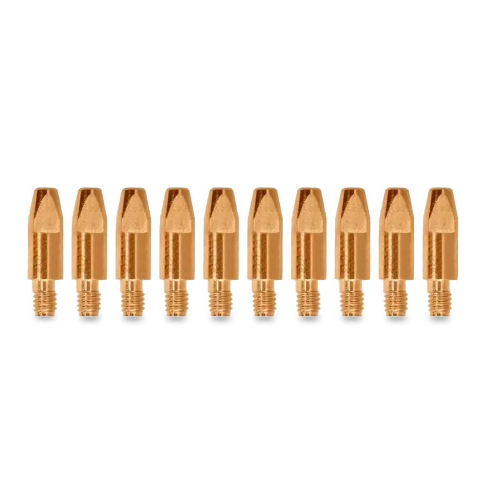 UNIMIG PCTAL0009-12 10-Pack 1.2mm M6 Binzel Style Contact Tips – image 2