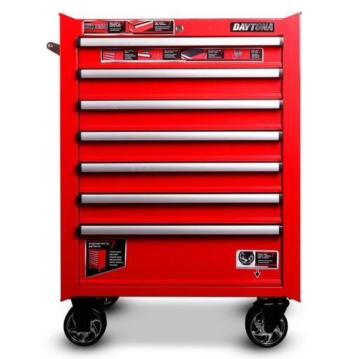 Daytona D237RED 237pce Tool Box Set with 7 Drawer Bottom Tool Chest Roller Cabinet – image 3