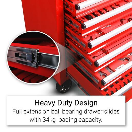 Daytona D237RED 237pce Tool Box Set with 7 Drawer Bottom Tool Chest Roller Cabinet – image 13