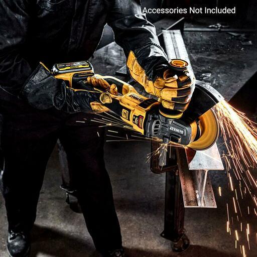DeWalt DCG460X2-XE 54V 9.0Ah FlexVolt XR Li-ion Cordless Brushless 230mm (9") Angle Grinder Combo Kit – image 7