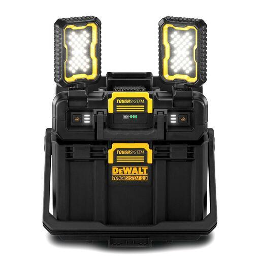 DeWalt DWST080611 18V XR Liion Cordless TOUGHSYSTEM 2.0 Task Box & Light Skin Only