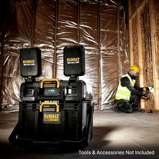 DeWalt DWST08061-1 18V XR Li-ion Cordless TOUGHSYSTEM 2.0 Task Box & Light - Skin Only – image 6