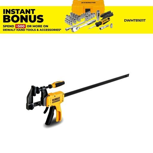 DeWalt DWHT83601  600mm (24") Tough Series Hybrid Trigger Clamp Bar