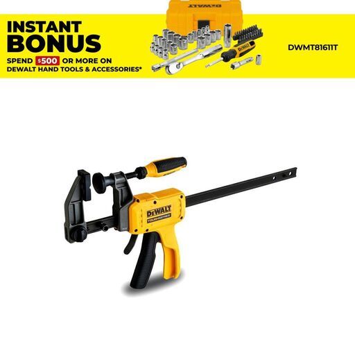 DeWalt DWHT83600 300mm (12") Tough Series Hybrid Trigger Clamp Bar