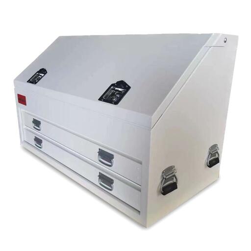 Aluminum Alloy Toolbox Portable Equipment Instrument Double Drawer