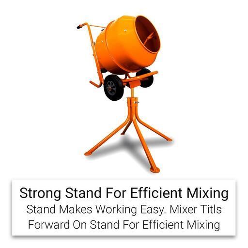 Bayer TCM150 650W 150L Concrete & Cement Mixer with Stand – image 2
