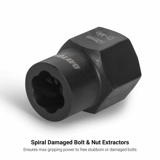 Daytona XES9 9pce 3/8" Drive 10-19mm Spiral Damaged Bolt & Nut Extractor Set – image 4