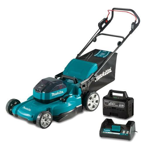 Makita LM002JM101-B  64V Max 4.0Ah Li-ion Cordless Brushless 530mm (21") Lawn Mower Combo Kit