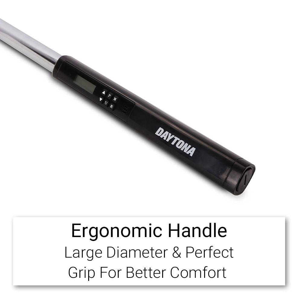 Daytona DDTW14 1/4" Drive 403mm 0.5-30Nm Digital Torque Wrench – image 3