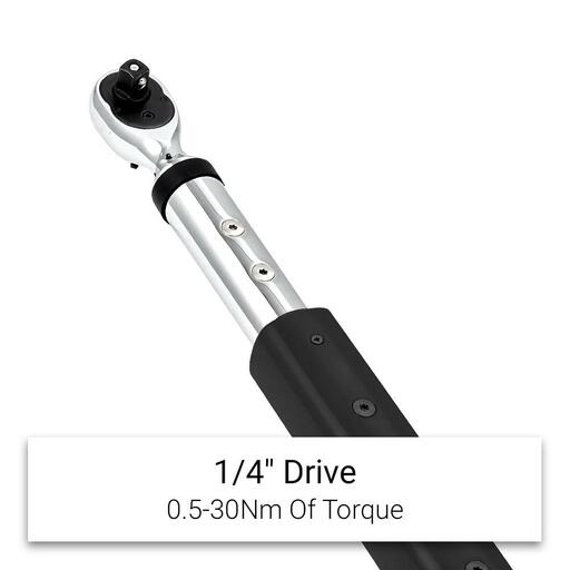Daytona DDTW14 1/4" Drive 403mm 0.5-30Nm Digital Torque Wrench – image 7