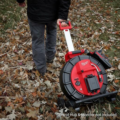 Milwaukee M18SIC60100 18V Li-ion Cordless 60m (200ft) Mid-Stiff Pipeline Inspection Reel - Skin Only – image 7