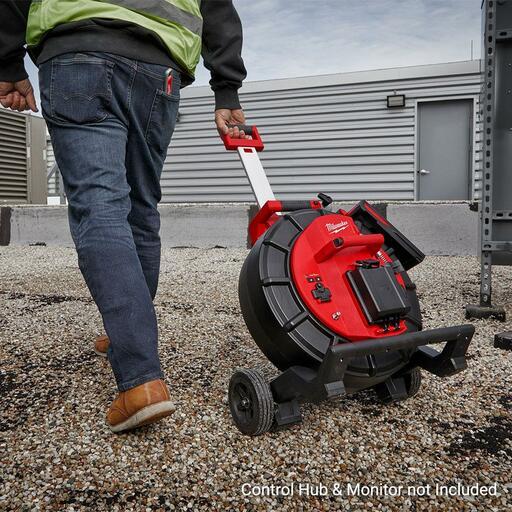 Milwaukee M18SIC60100 18V Li-ion Cordless 60m (200ft) Mid-Stiff Pipeline Inspection Reel - Skin Only – image 5