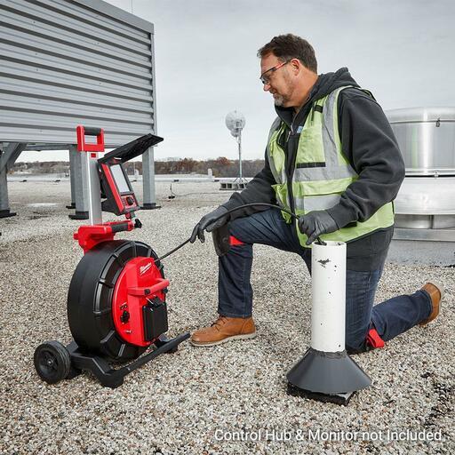 Milwaukee M18SIC60100 18V Li-ion Cordless 60m (200ft) Mid-Stiff Pipeline Inspection Reel - Skin Only – image 4