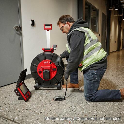 Milwaukee M18SIC100120 18V Li-ion Cordless 100m (325ft) Stiff Pipeline Inspection Reel - Skin Only – image 3